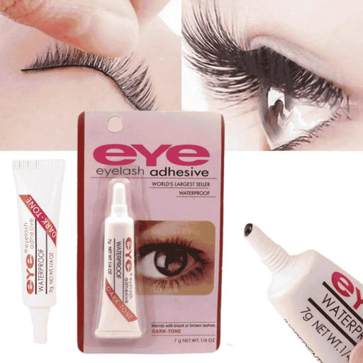 لاصق رموش صناعية (EYE) مقاوم للماء باللون الداكن