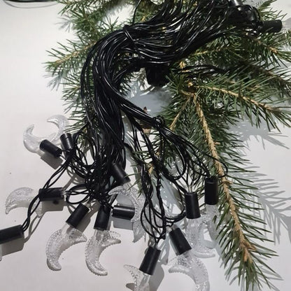 سلسلة إضاءة هلال رمضان LED – طول 10 متر (لون صحراوي)