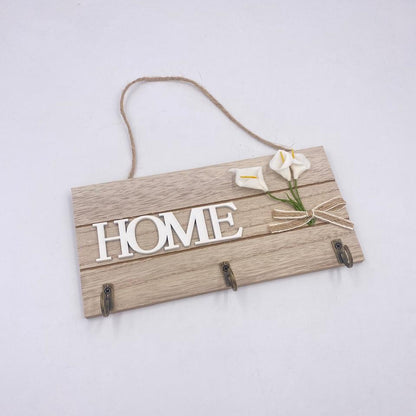 علاقة مفاتيح خشبية ديكورية – HOME
