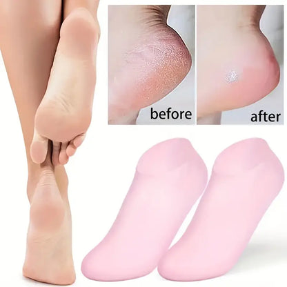 جرابات سيليكون مرطب للقدم – علاج جفاف وكعب ناعم