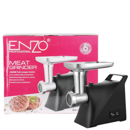 مفرمة لحمة كهربائية 3×1 – ENZO (قوة 1000 واط)