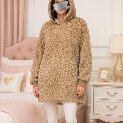 هودي ستاتي تايغر OVERSIZE مبطن فرو