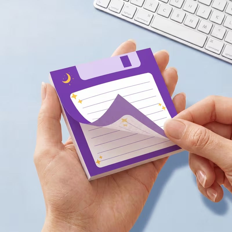 ستيكي نوت تصميم فلوبي ديسك- عدد ١ (Floppy Disk) – مقاس 75 × 75 مم