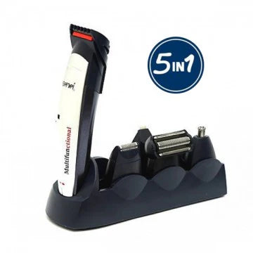 Gemei GM-591 – ماكينة حلاقة 5 في 1 متعددة الاستخدام (قابلة للشحن)