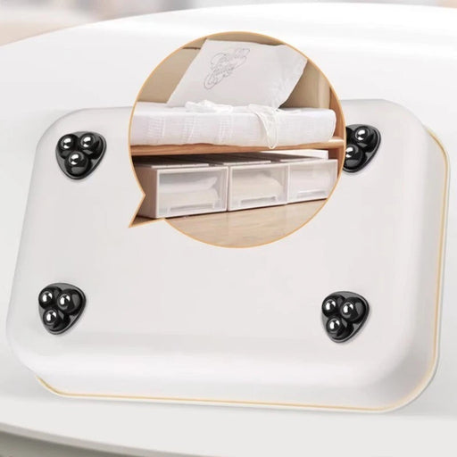 عجلات لاصقة صغيرة 360° لتحريك الاغراض- عدد ٤ عجلات