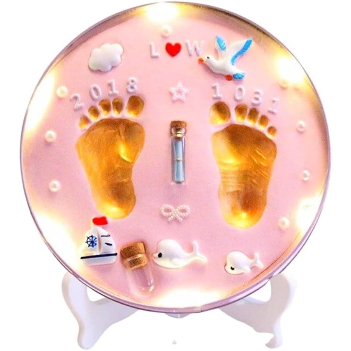 طقم بصمة يد وقدم الطفل – Baby Hand & Foot Print Kit